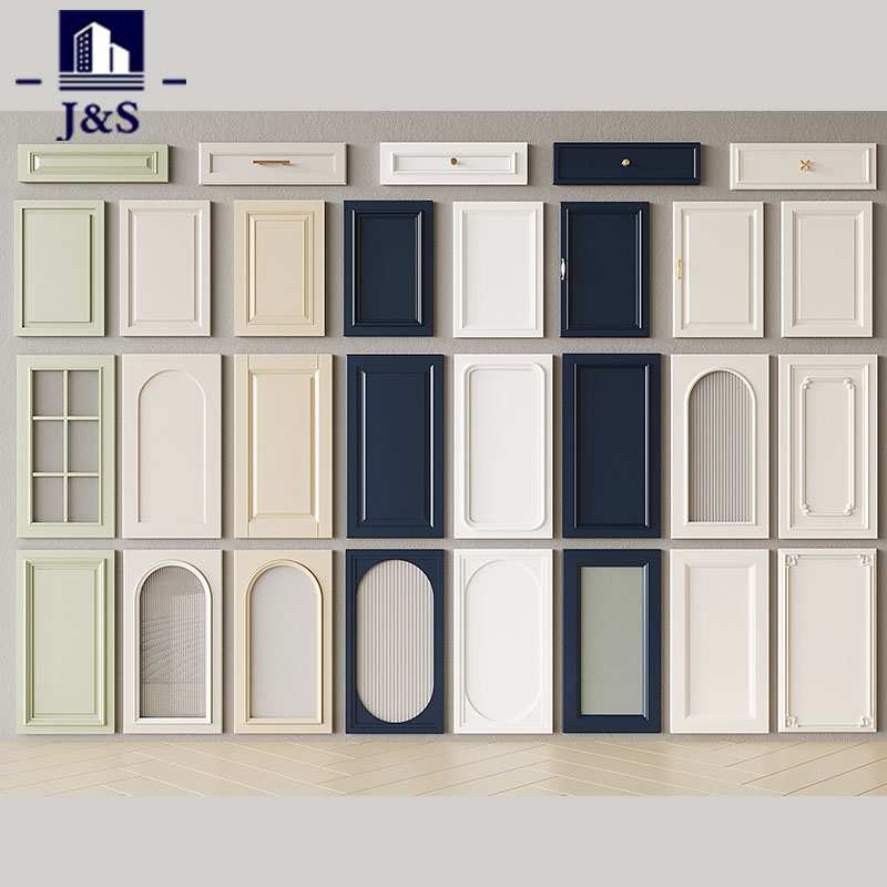 Hot sale Lacquer Vinyl Pvc Melamine PET door kitchen .