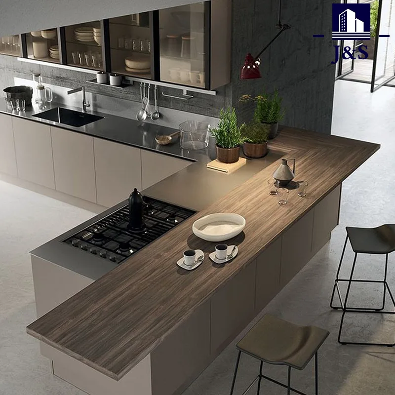 Stock High finem Kitchen Scrinium Countertop